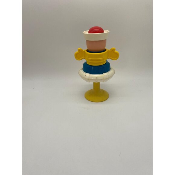 1984 Fisher Price Squeak and Peek Sailor Suction Cup Toy #415 - Picture 4 of 8